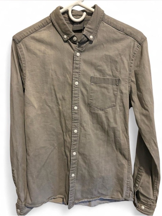 ASOS Other - ASOS Men's Button-Down Shirt in Light Gray